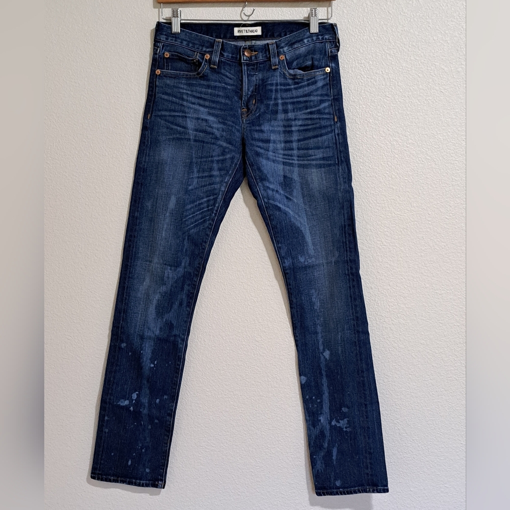 Madewell Jeans Rivet & Thread Slim Boyjeans 24